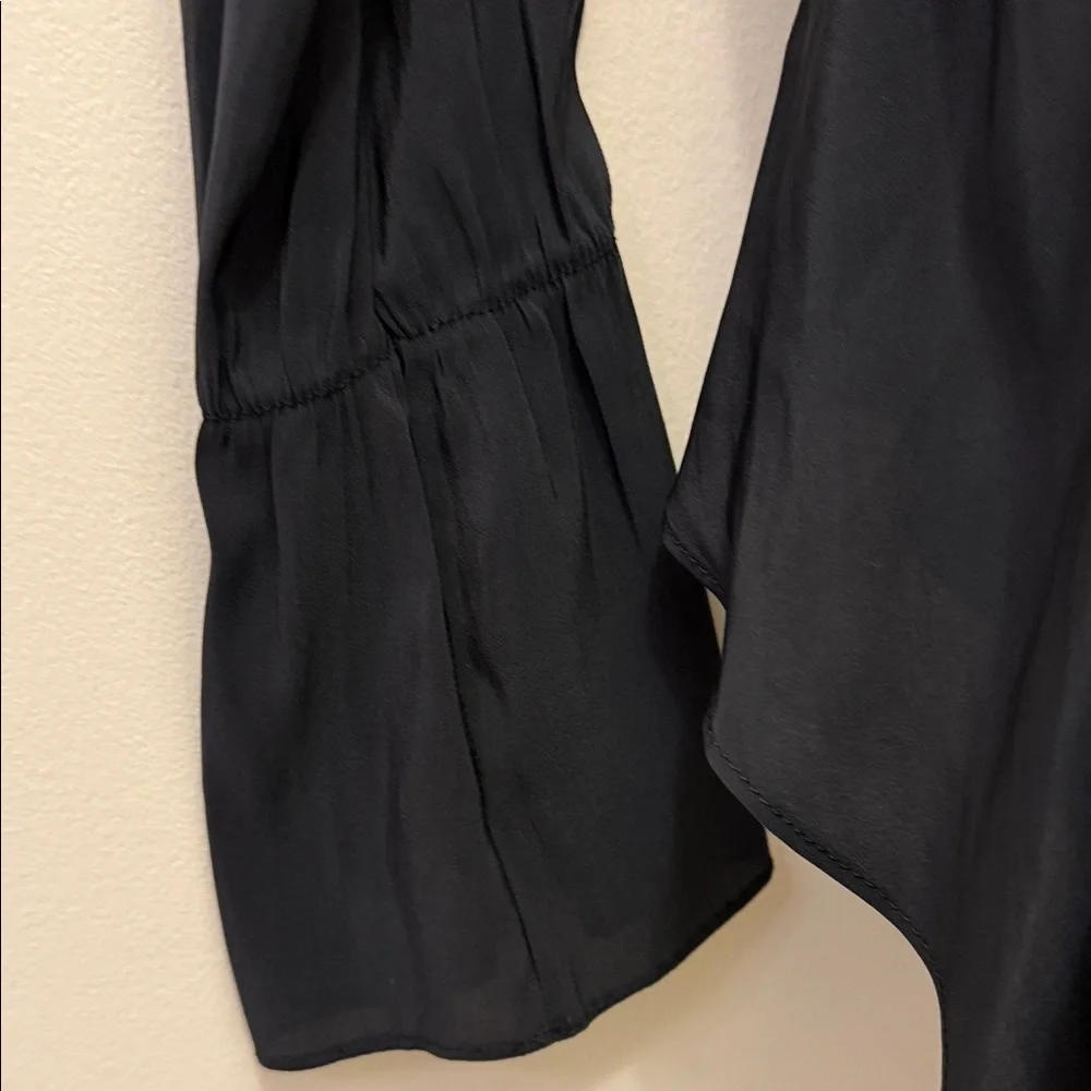 BCBGeneration Black Ruffle Blouse - Picture 4 of 8